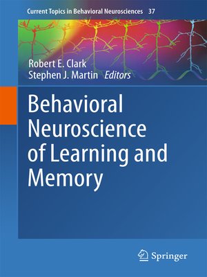 cover image of Behavioral Neuroscience of Learning and Memory